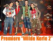 „Die Widersacher" - Florian Heppert, Lennard Bertzbach, Daniel Wilms und Juliana Marinho (© Buena Vista International/ Guenther Reisp)