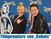 Sarah Connor und Bully Herbig geben einigen der Charaktere in Robots ihre deutschen Filmstimmen (Foto: Martin Schmitz)